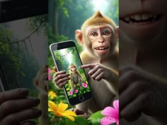 Monkey and mobile 📲 #vaibhav sisinty #ai #AI News#yt:cc=on #The Diary Of A CEO #raj shamani #halo