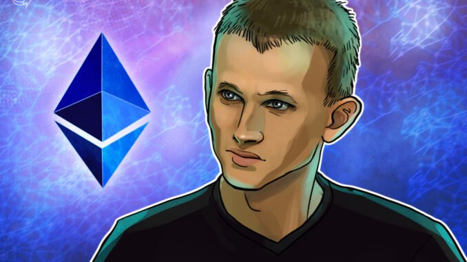 Buterin Says Its Time To Revisit Idea Simplifying Ethereum Node Setup