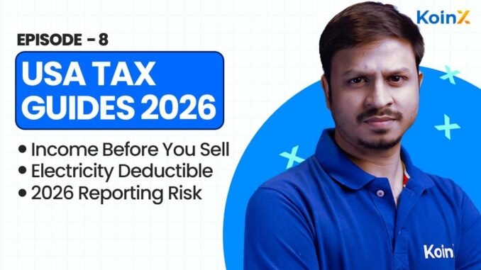 Crypto Mining Tax Guide USA 2026: When Is Mining Income Taxable + Schedule C Rules