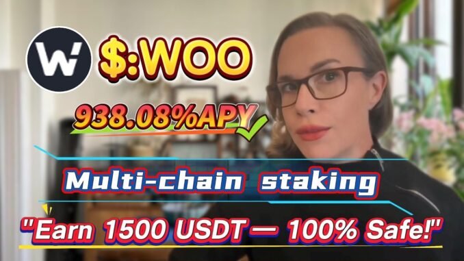 Earn 938.08% Annual Yield with WOO Staking! Simple, No-Risk Mining Guide