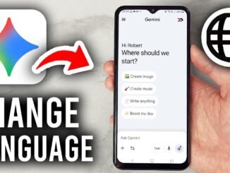 How To Change Language In Gemini AI App - Full Guide
