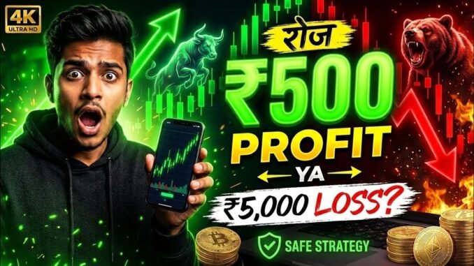 ₹500 Per Day Crypto Strategy – Safe or Risky?