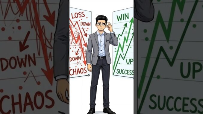 Bigganer vs Pro Trader Mind #trading #mindset #shorts