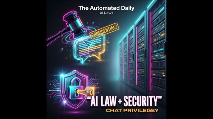 Courts challenge chatbot confidentiality & Anthropic turbulence: models and uptime - AI News (Apr...