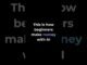 How beginners make money with AI #shorts