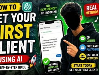 How to Get Your First Client Using AI (Beginner Step-by-Step)