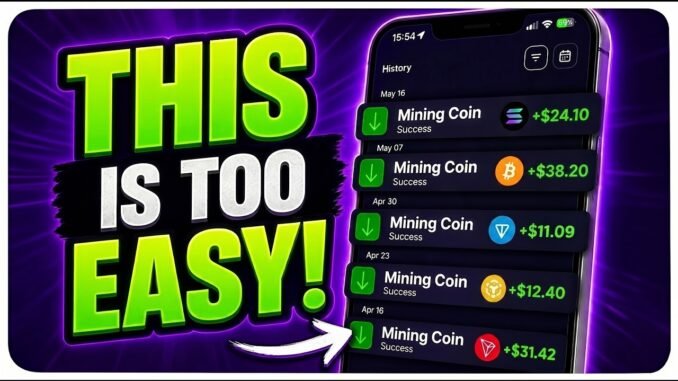 New Free Cloud Mining Site 2026 🚀 | Earn Free Bitcoin & Crypto (Full Guide)