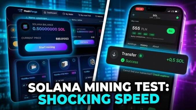 Solana Cloud Mining Speed Test (Results Shocked Me)