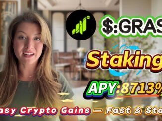 🧠 Solana staking for beginners — real GRASS mining with stable 8712.89% APY returns!