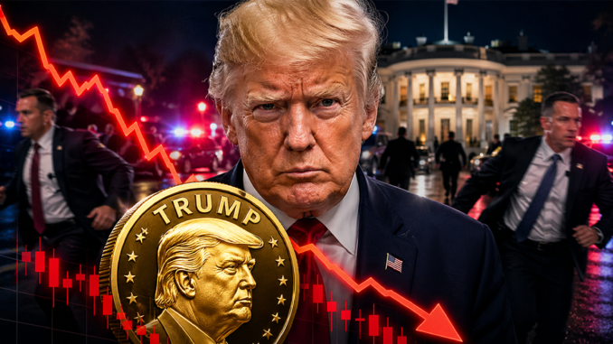 TRUMP loses $100M as memecoin market cap plummets after White House shooting incident