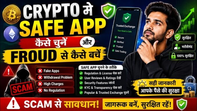 Fake Crypto Apps से बचने का पूरा तरीका 🚨 Safe Trading Guide | Safe Exchange चुनना सीखें