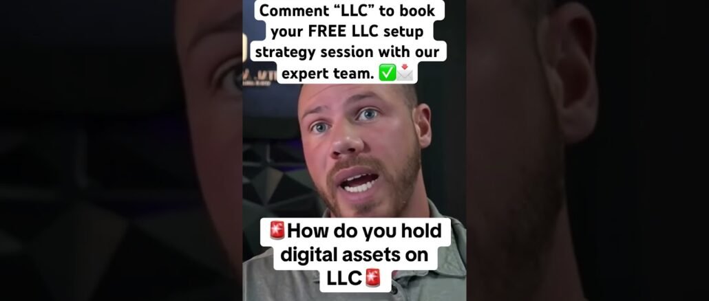 How do you hold digital assets on LLC #crypto  #bitcoin  #cryptonews  #blockchain  #cryptoinvesting