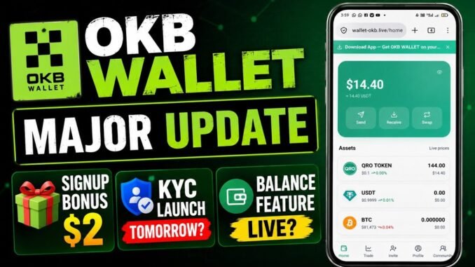 OKB Wallet Major Transfer Update | KYC + Balance Transfer Feature | Digital Crypto Guide
