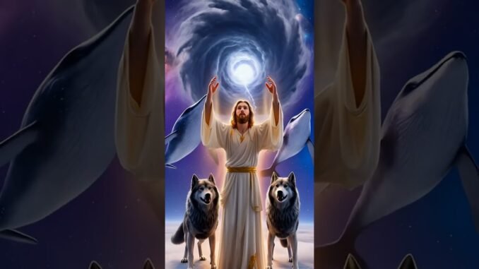 💖 Savior Jesus: Love That Guides All 🙏🕊️ #viral #ai #jesus #god