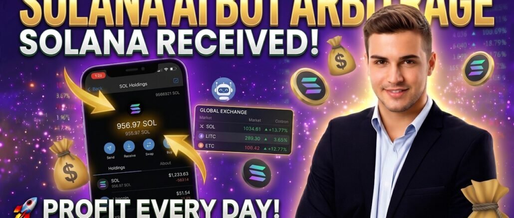 Solana Crypto Arbitrage Strategy! Solana AI Trading