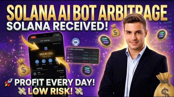 Solana Crypto Arbitrage Strategy! Solana AI Trading
