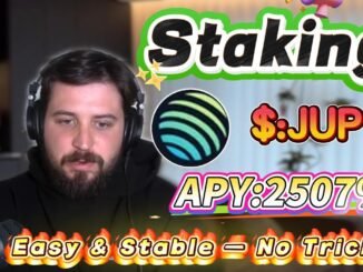 🔥 Solana mining for beginners! JUP staking with zero-risk steps and stable 2506.83% APY profits!