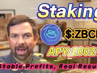 🧠 Solana staking for beginners — real ZBCN mining with stable 2001.54% APY returns!