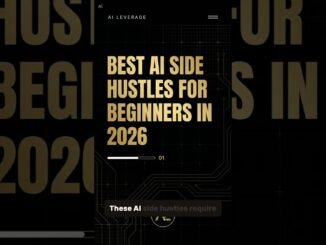 Best AI Side Hustles For Beginners in 2026!!  #ai