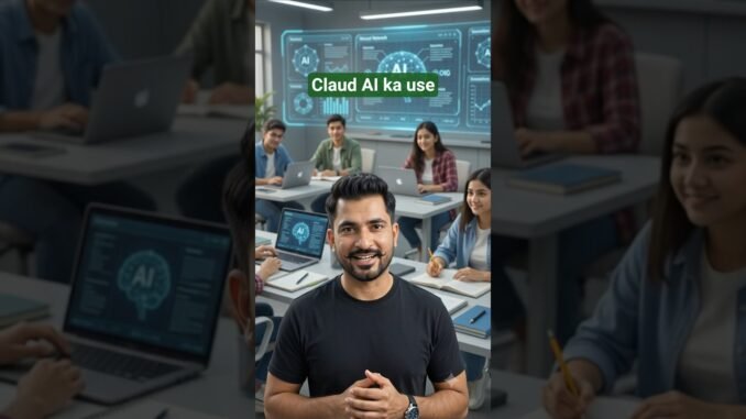 🚀 Claude AI Students ke Liye Kitna Useful Hai? | Hindi AI Guide | 4K Educational Video #aivideo