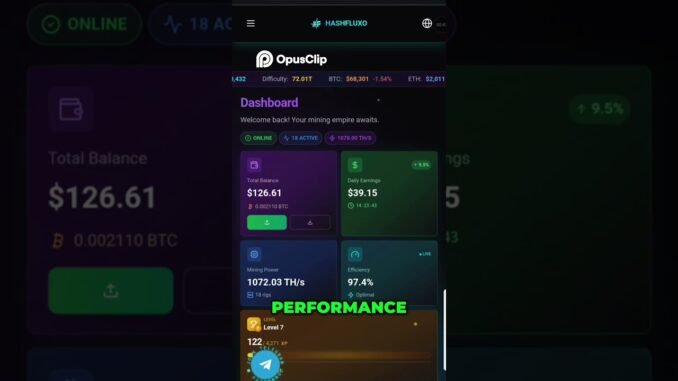 Hashfluxo : NEW UI & Major Updates Revealed!