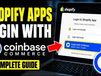 How to login to Shopify Crypto apps with Coinbase Commerce - Complete Guide