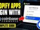 How to login to Shopify Crypto apps with Coinbase Commerce - Complete Guide