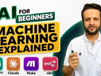 Machine Learning in a SIMPLEST WAY | AI For Beginners | AI Roadmap for Beginners (Urdu)