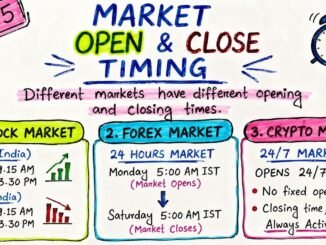 Market Open & Close Timing Explained | Stock, Forex & Crypto (Beginner's Guide)