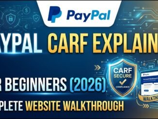 PayPal CARF Explained for Beginners (2026) Complete Website Walkthrough