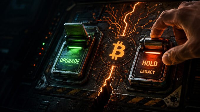 Riot Bitcoin mining facility illustrating reported 500 BTC custody transfer and AI funding pressure