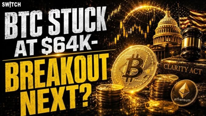 Crypto Market Pulse: BTC Stuck at $64K-Breakout Next?। Top News of The Day। Powered by CoinSwitch