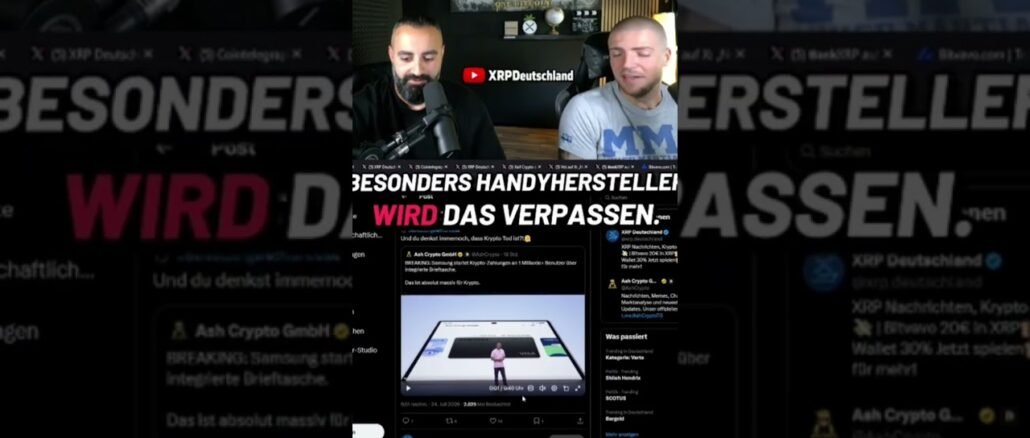 Du denkst Krypto ist T*d?! Samsung etabliert Krypto!!