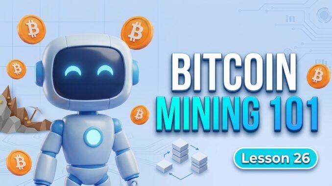 Lesson 26: Bitcoin Mining Explained for Beginners