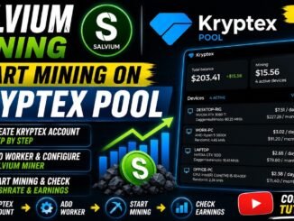 PART-2 | Salvium CPU Mining on Kryptex Pool | Complete Setup Guide (Windows)