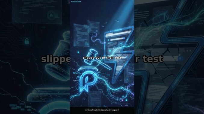 AI News: Perplexity Lawsuit, AI Escapes & Zig Browser | Aug 1