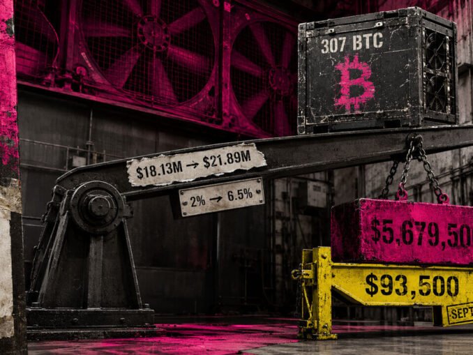Bitcoin collar reset adds $3.765M to PowerCompute debt