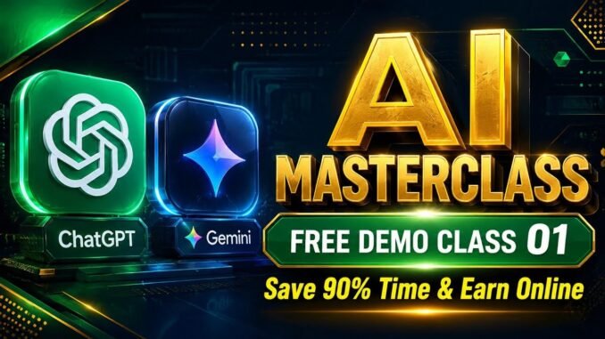 Complete AI Masterclass For Beginners In Urdu/Hindi | Lecture 1 (Free Demo) | Al-Ikhlas Foundation