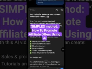 Copy → Paste → Create: How Beginners Can Use AI to Promote Affiliate Products