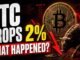 Crypto Market Pulse: BTC Drops 2% — What Happened?। Top News of The Day। Powered by CoinSwitch
