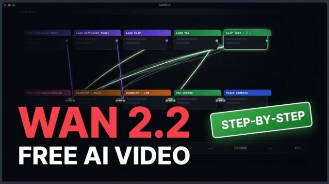 Free AI Video on Your PC — ComfyUI + Wan 2.2 Beginner Guide (2026)