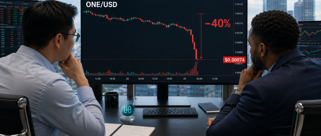 Harmony’s ONE token crashes 40% following a major exploit