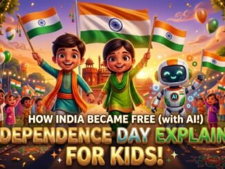 Independence Day Explained for Kids! 🇮🇳 | 3D Animation with AI Guide