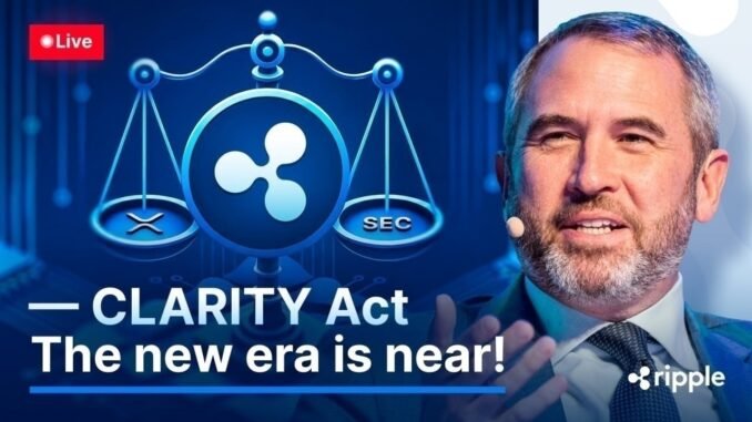 LIVE: Brad Garlinghouse on CLARITY Act — Impact on XRP, Ripple & U.S. Crypto Rules