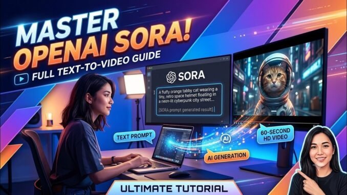 Mastering OpenAI Sora: The Ultimate Text-to-Video AI Guide & Full Tutorial