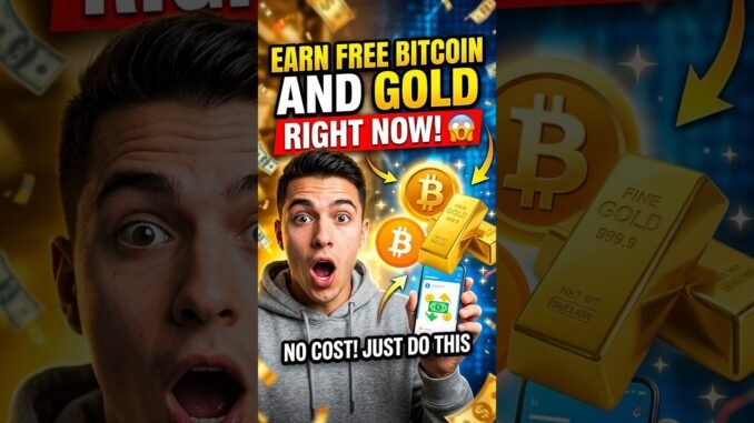 Stop Buying Crypto! Do This to Earn Bitcoin & Gold Instead 💸 #shorts #bitcoin