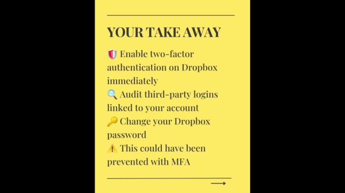 5,000 Dropbox accounts just got hacked. #news #cybersecurity #ai #safety #internet #shorts