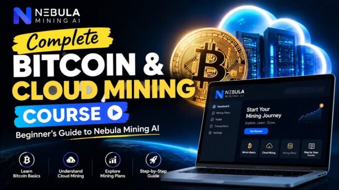 Complete Bitcoin & Cloud Mining Course ₿ | Beginner’s Guide to Nebula Mining AI