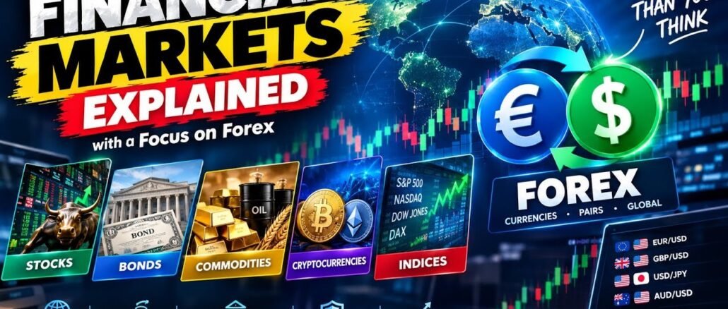 Financial Markets Explained for Beginners | Forex, Stocks, Crypto & More money 💰