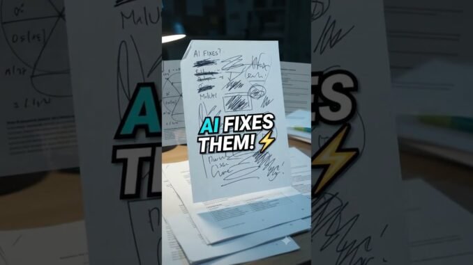 “Messy Notes? AI Turns Them Into Perfect Study Guides in Seconds! 🤯📚”  Ai tool name in comment box.